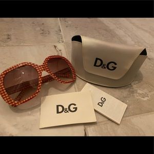 Dolce & Gabanna Gingham Sunglasses